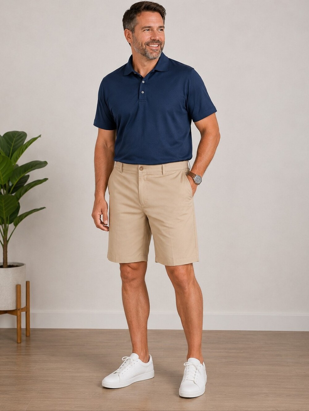 NWT Roundtree & Yorke Tan Walking Shorts 52